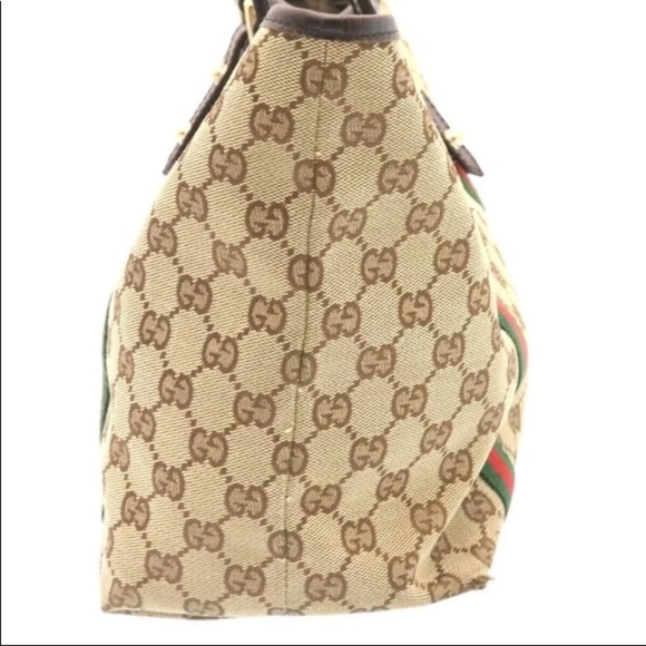 Sherry line Gucci handbag tote GG - Picture 11 of 14